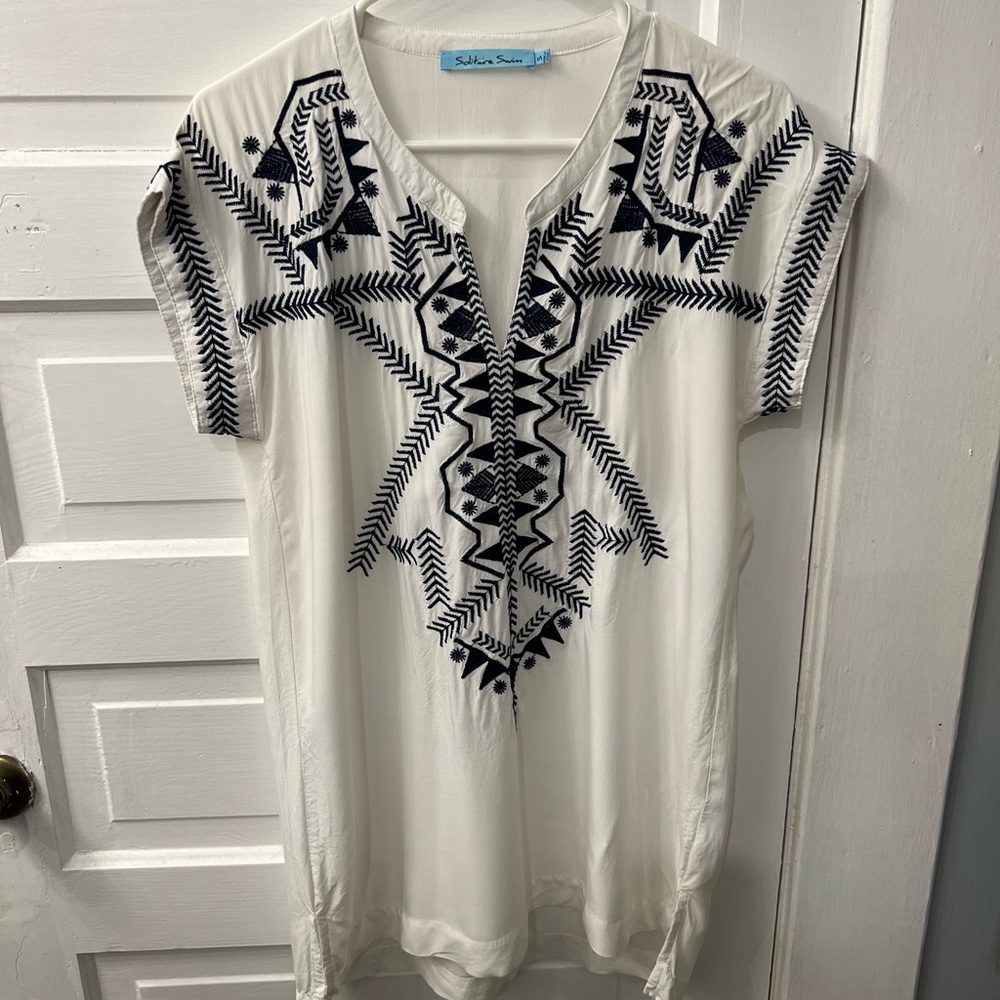 Embroidered Coverup, S
